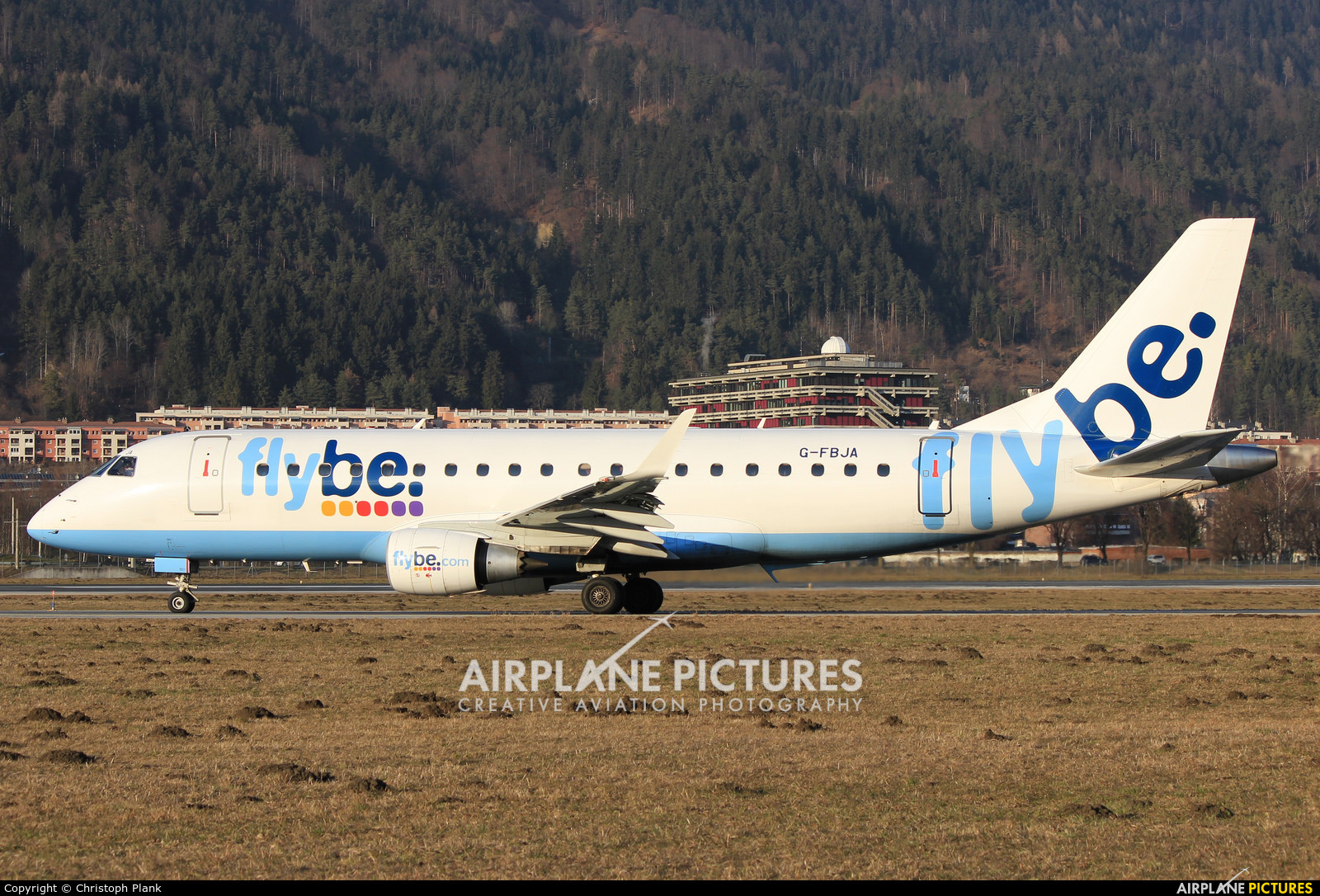 Flybe G-FBJA aircraft at Innsbruck