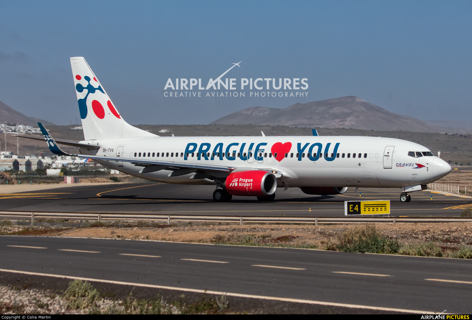 Travel Service OK-TVX aircraft at Lanzarote - Arrecife