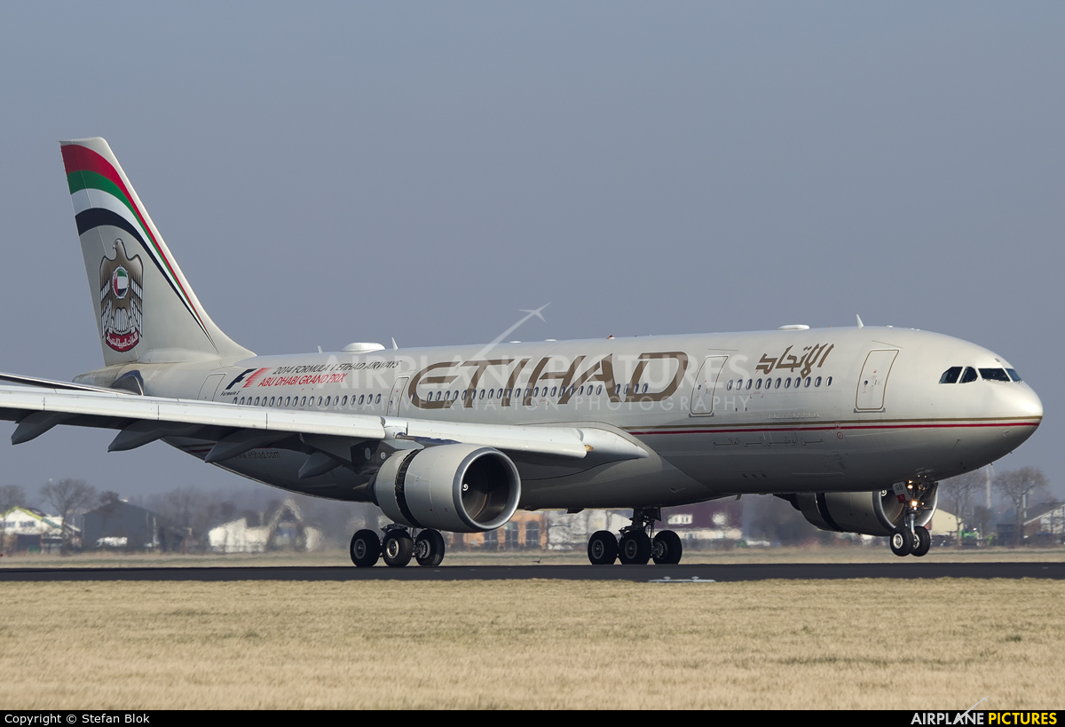 Etihad Airways A6-AGB aircraft at Amsterdam - Schiphol