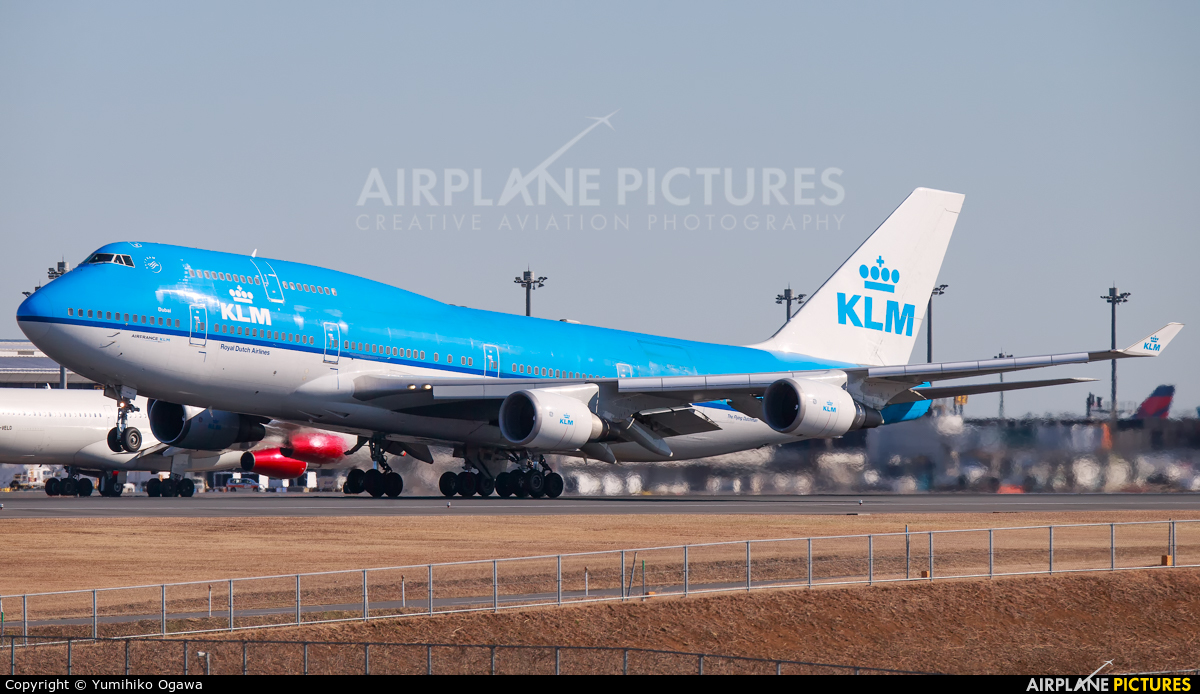 KLM PH-BFD aircraft at Tokyo - Narita Intl