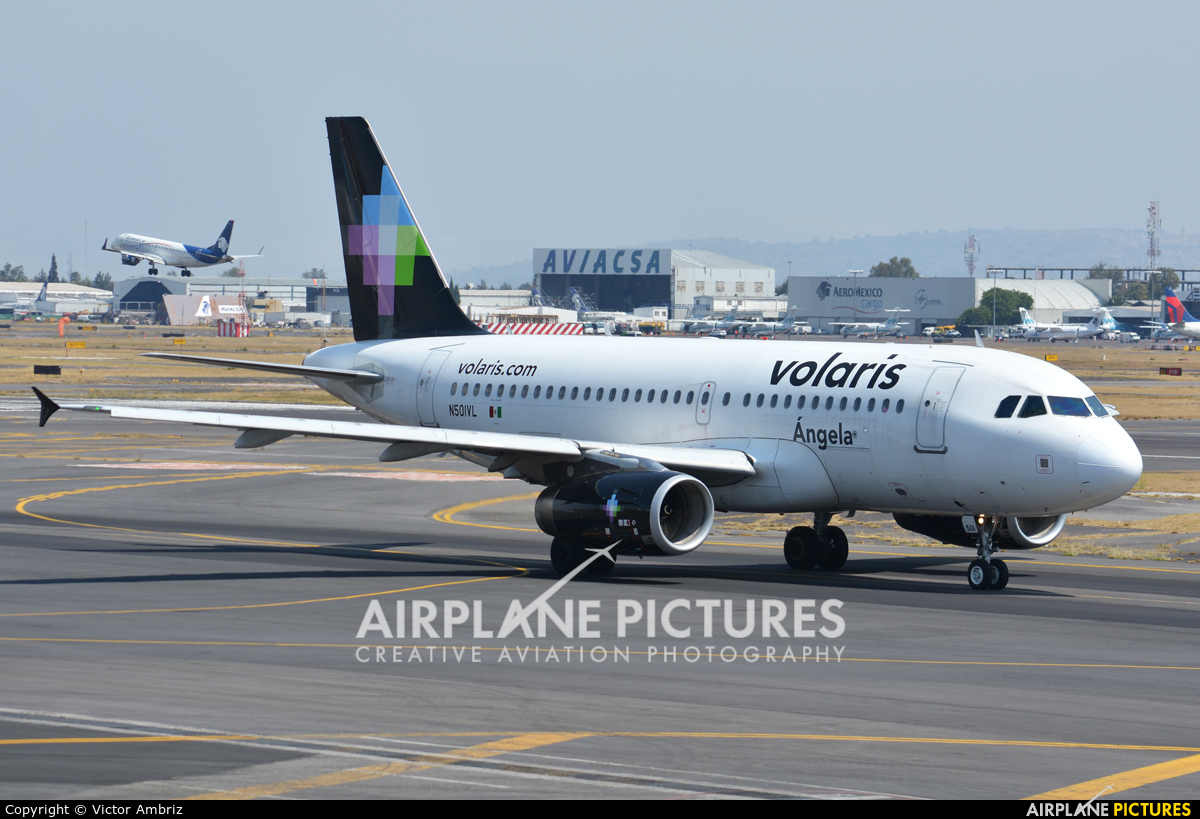 Volaris N501VL aircraft at Mexico City - Licenciado Benito Juarez Intl