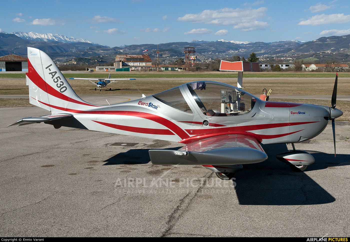 Private I-A530 aircraft at Verona - Boscomantico