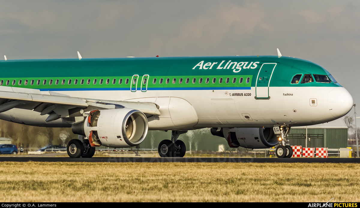 Aer Lingus EI-DEG aircraft at Amsterdam - Schiphol