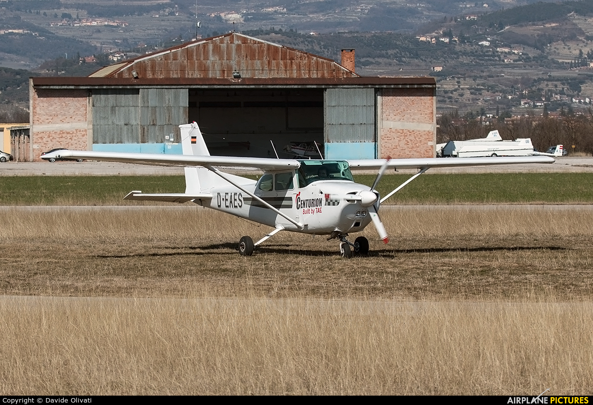 Private D-EAES aircraft at Verona - Boscomantico