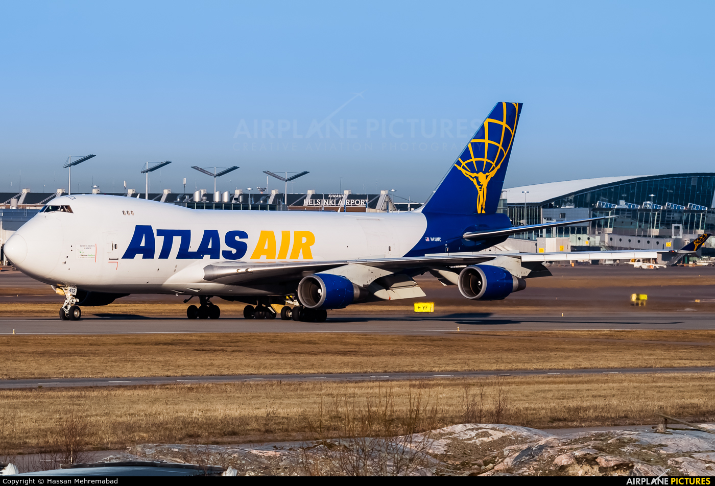 Atlas Air N412MC aircraft at Helsinki - Vantaa