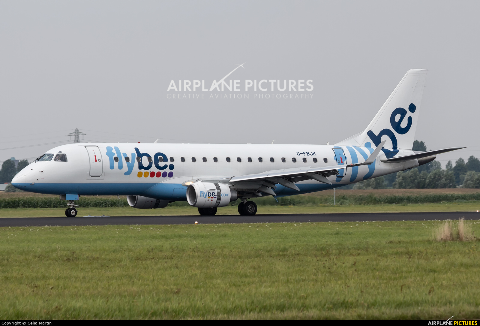 Flybe G-FBJK aircraft at Amsterdam - Schiphol