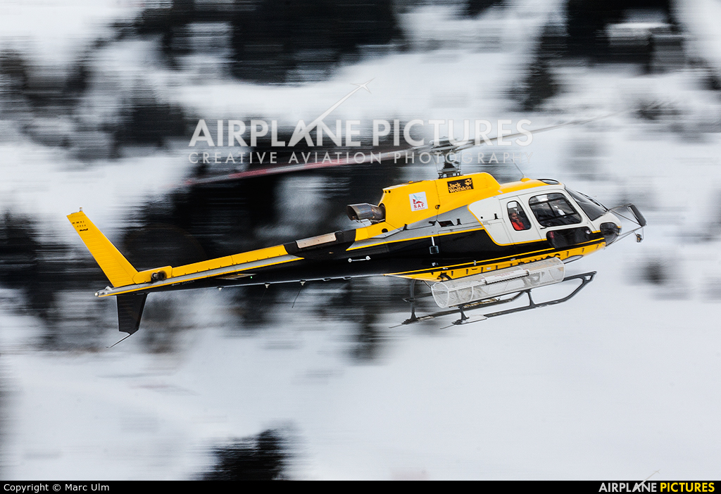 SAF Helicopteres F-HJCG aircraft at Courchevel