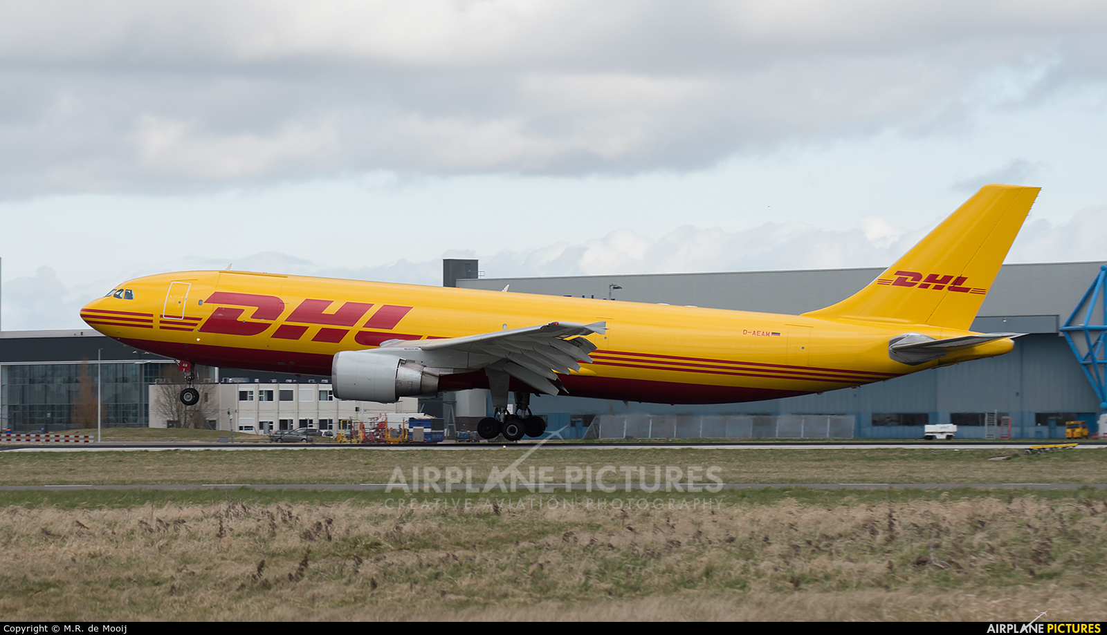 DHL Cargo D-AEAM aircraft at Amsterdam - Schiphol