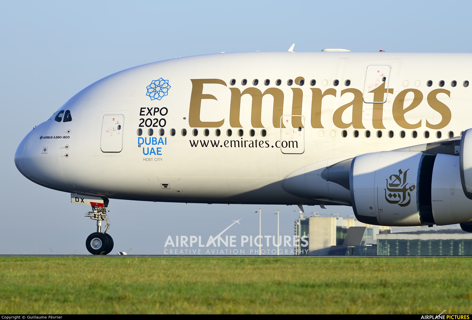 Emirates Airlines A6-EDX aircraft at Paris - Charles de Gaulle