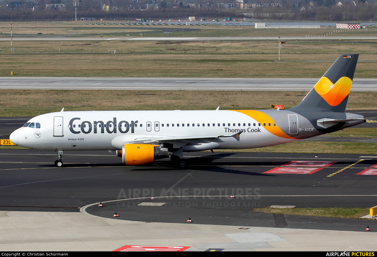 Condor D-AICK aircraft at Düsseldorf