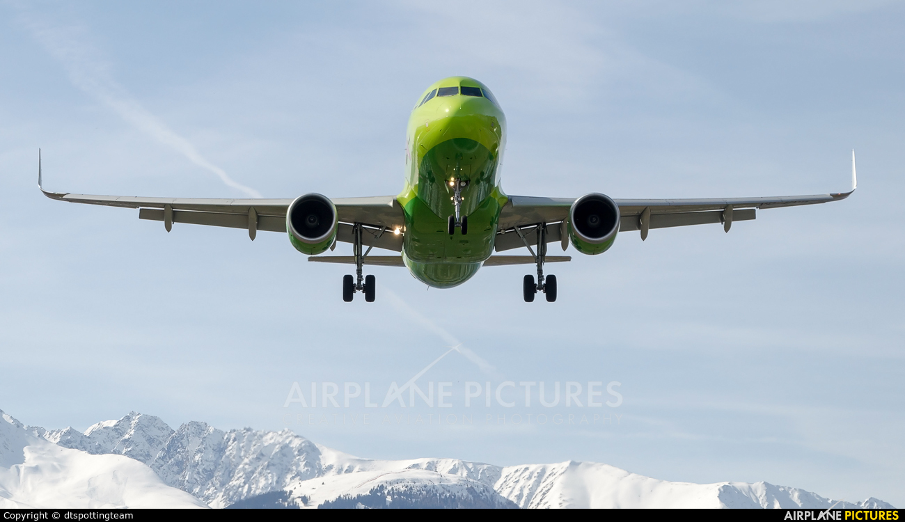 S7 Airlines VP-BOG aircraft at Innsbruck