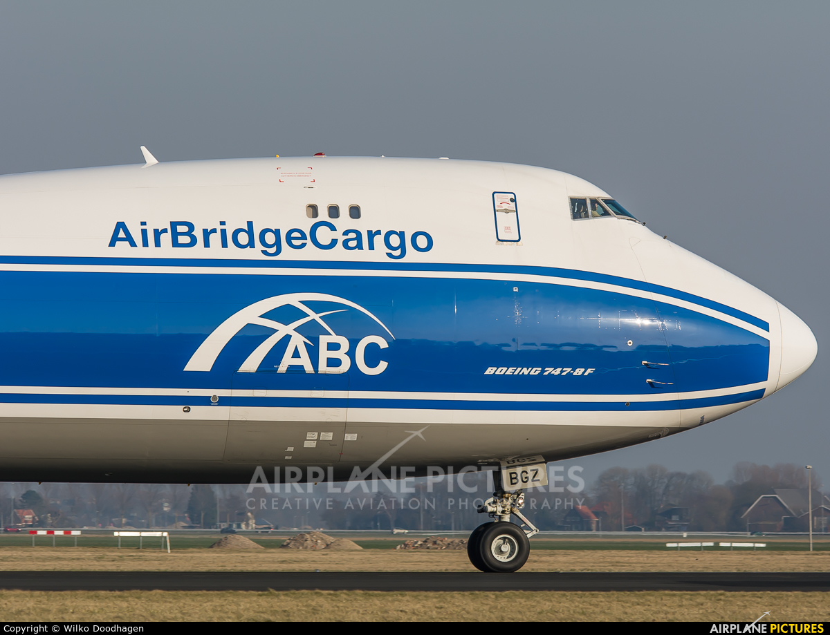 Air Bridge Cargo VQ-BGZ aircraft at Amsterdam - Schiphol