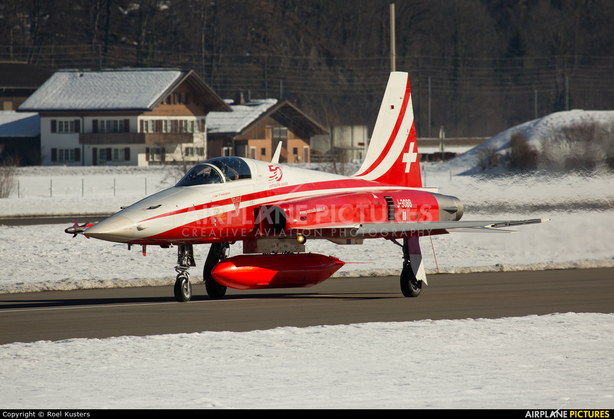 Switzerland - Air Force:  Patrouille de Suisse J-3088 aircraft at Meiringen