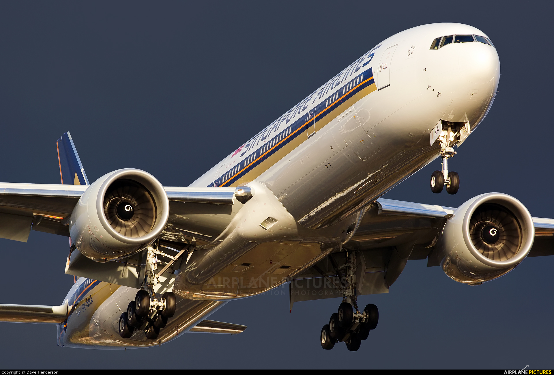 Singapore Airlines 9V-SNA aircraft at London - Heathrow