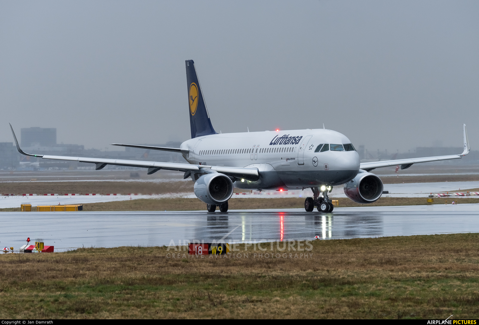 Lufthansa D-AIUL aircraft at Frankfurt