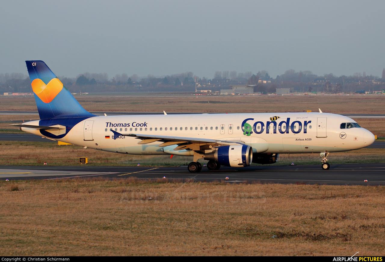 Condor D-AICI aircraft at Düsseldorf