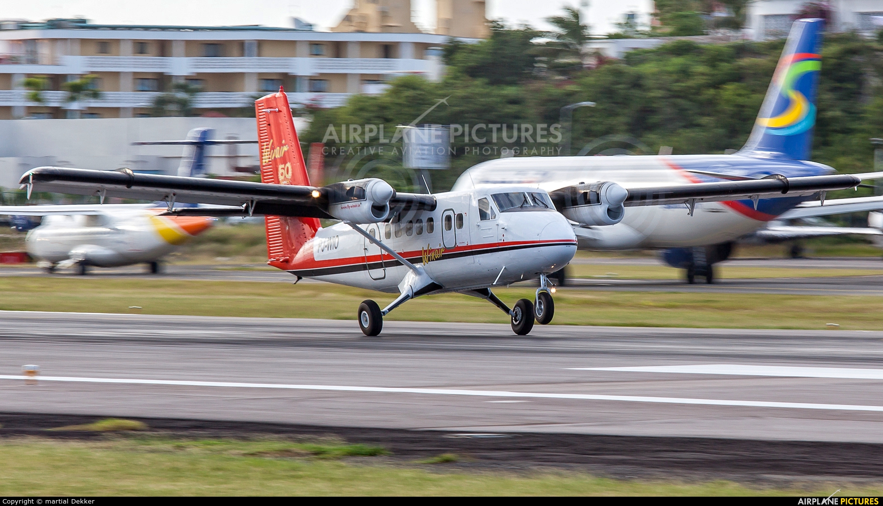 Winair PJ-WIO aircraft at Sint Maarten - Princess Juliana Intl