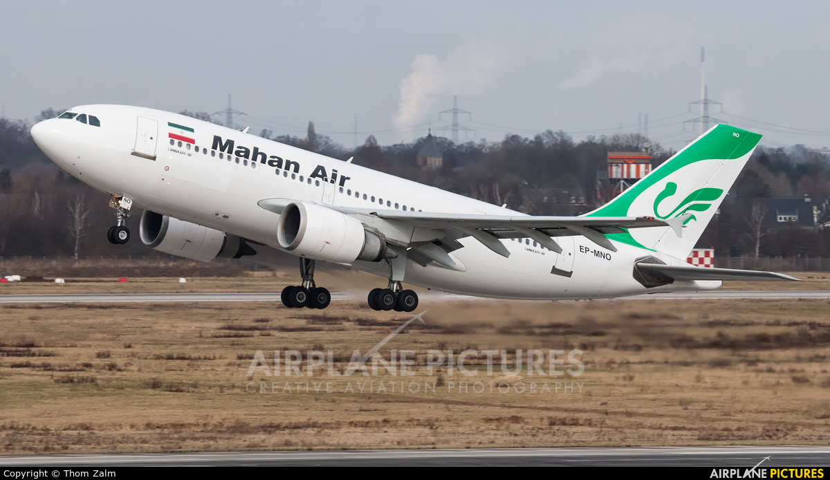 Mahan Air EP-MNO aircraft at Düsseldorf