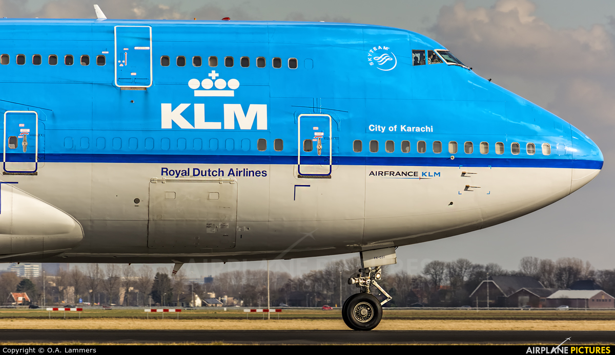 KLM PH-BFK aircraft at Amsterdam - Schiphol