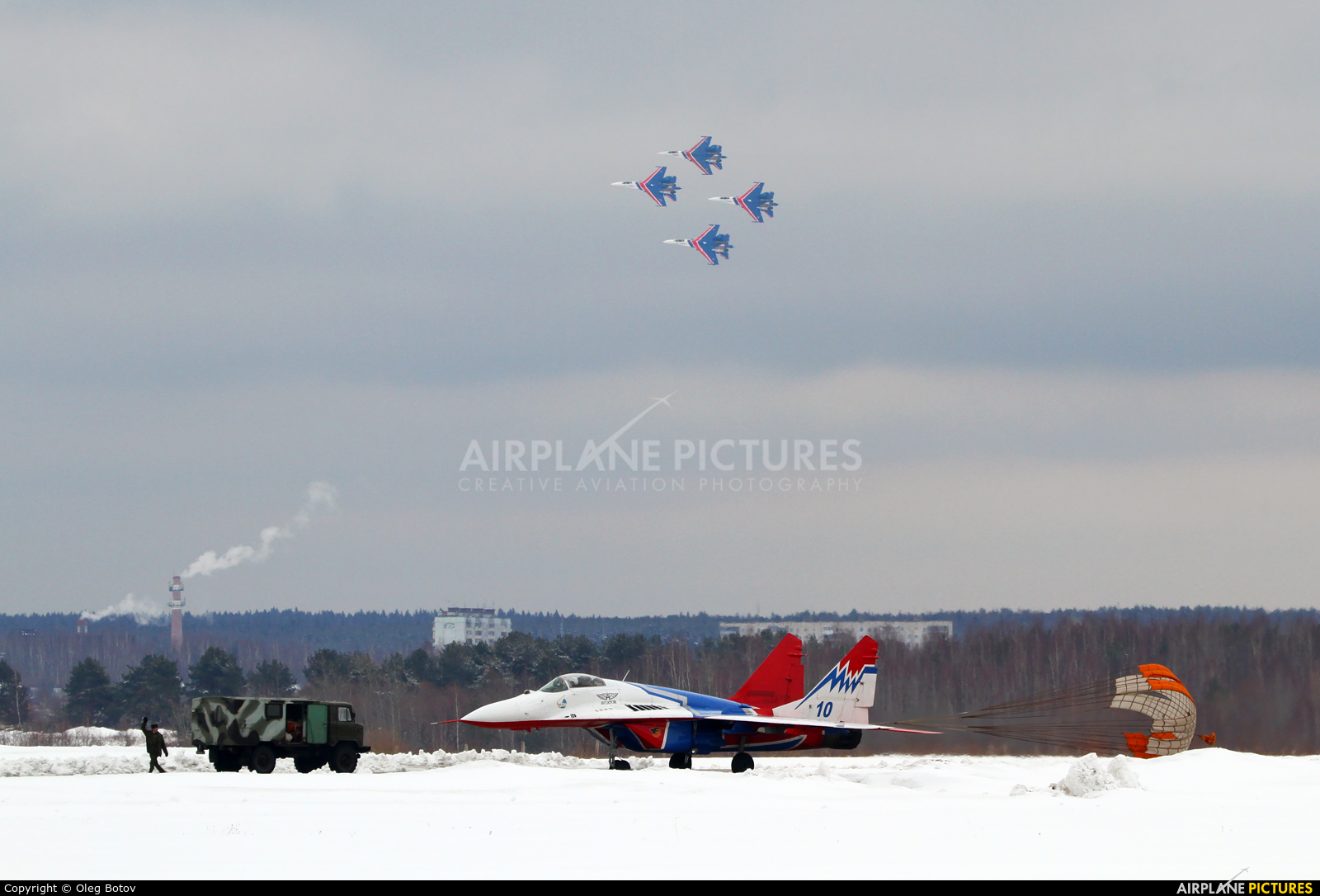 Russia - Air Force "Strizhi" 10 aircraft at Kubinka