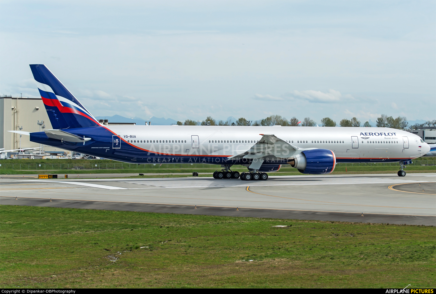 Aeroflot VQ-BUA aircraft at Everett - Snohomish County / Paine Field