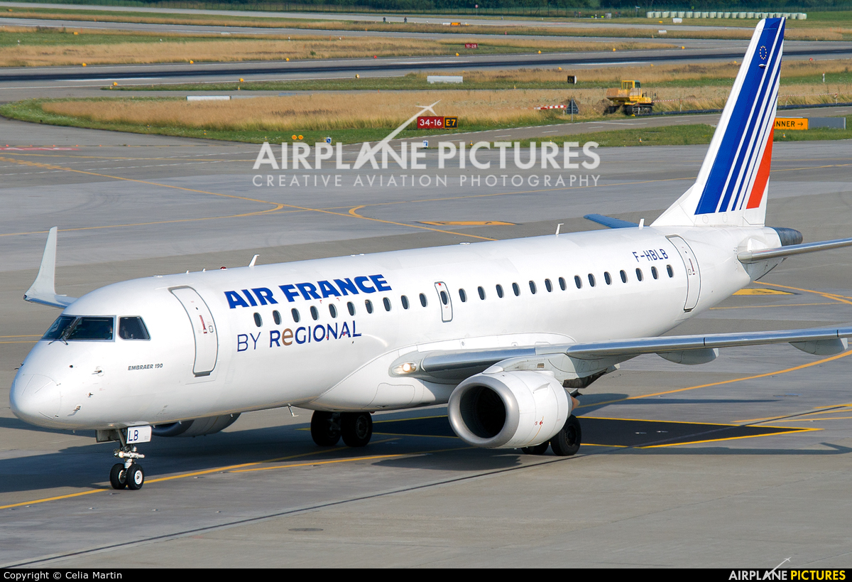 Air France - Regional F-HBLB aircraft at Zurich