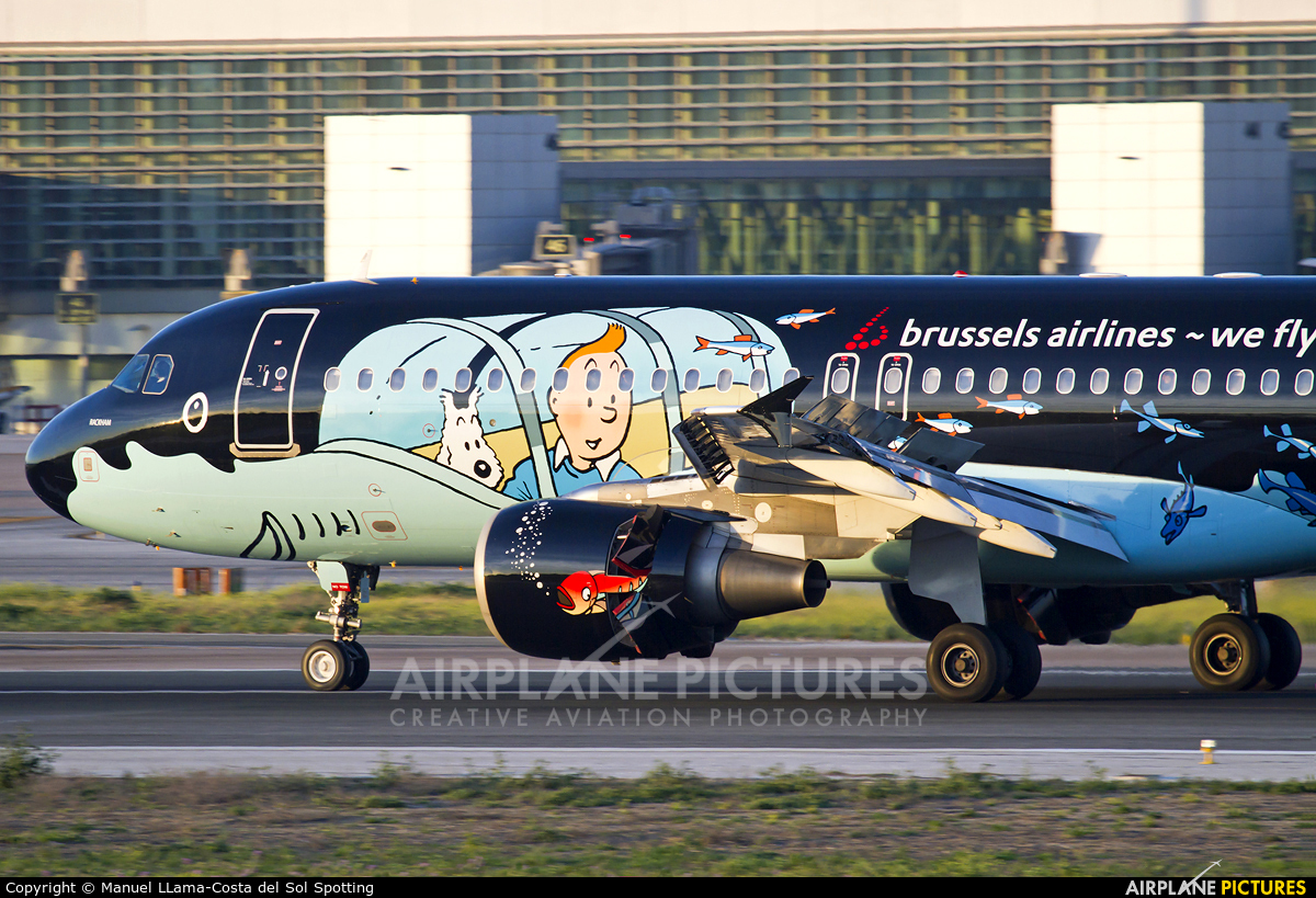 Brussels Airlines OO-SNB aircraft at Málaga