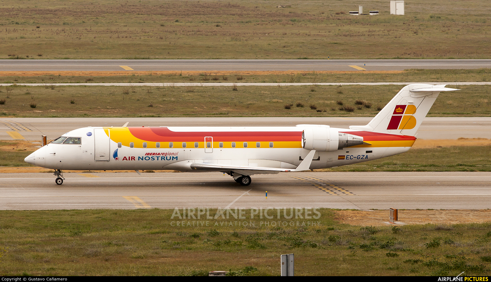 Air Nostrum - Iberia Regional EC-GZA aircraft at Madrid - Barajas