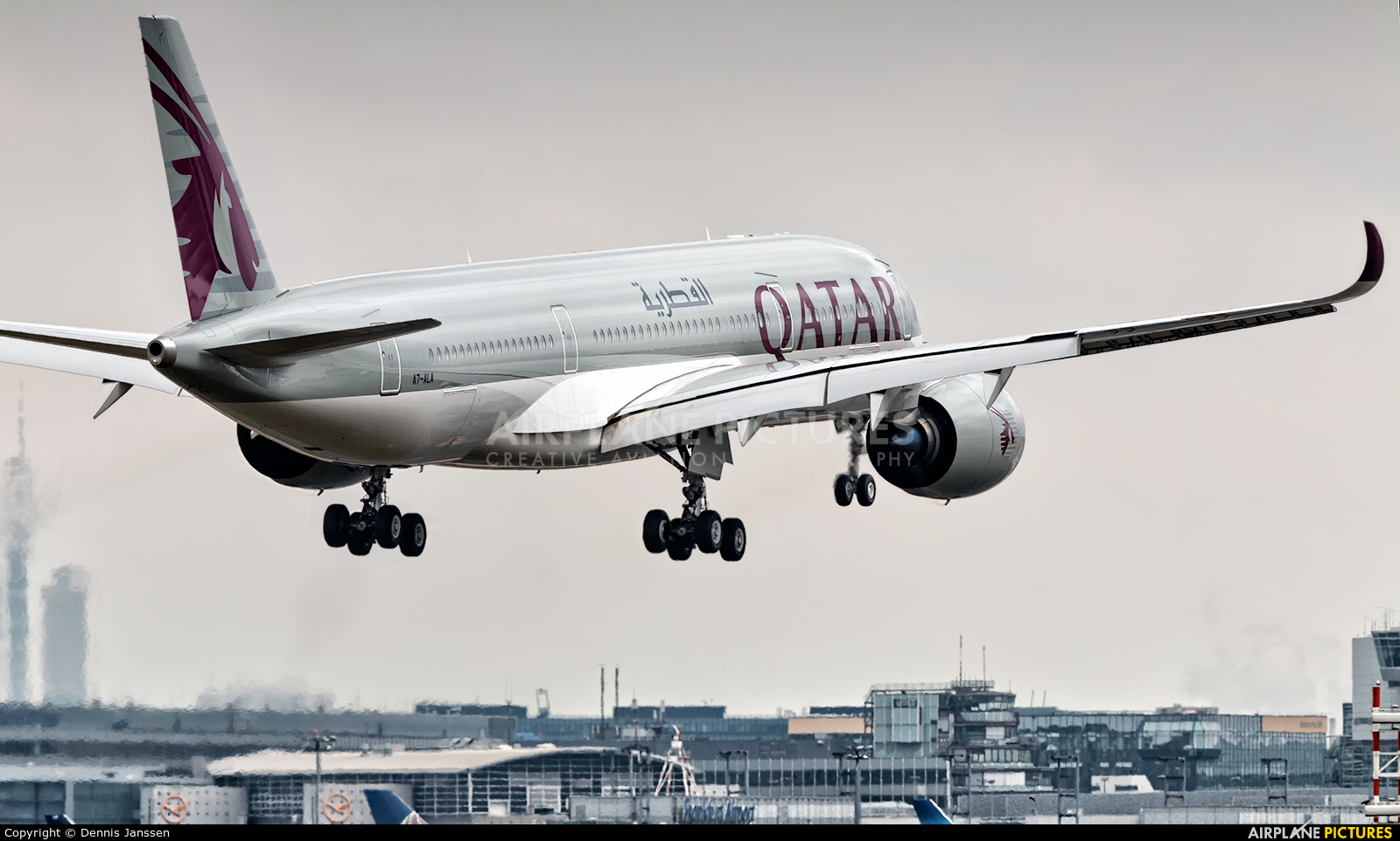 Qatar Airways A7-ALA aircraft at Frankfurt