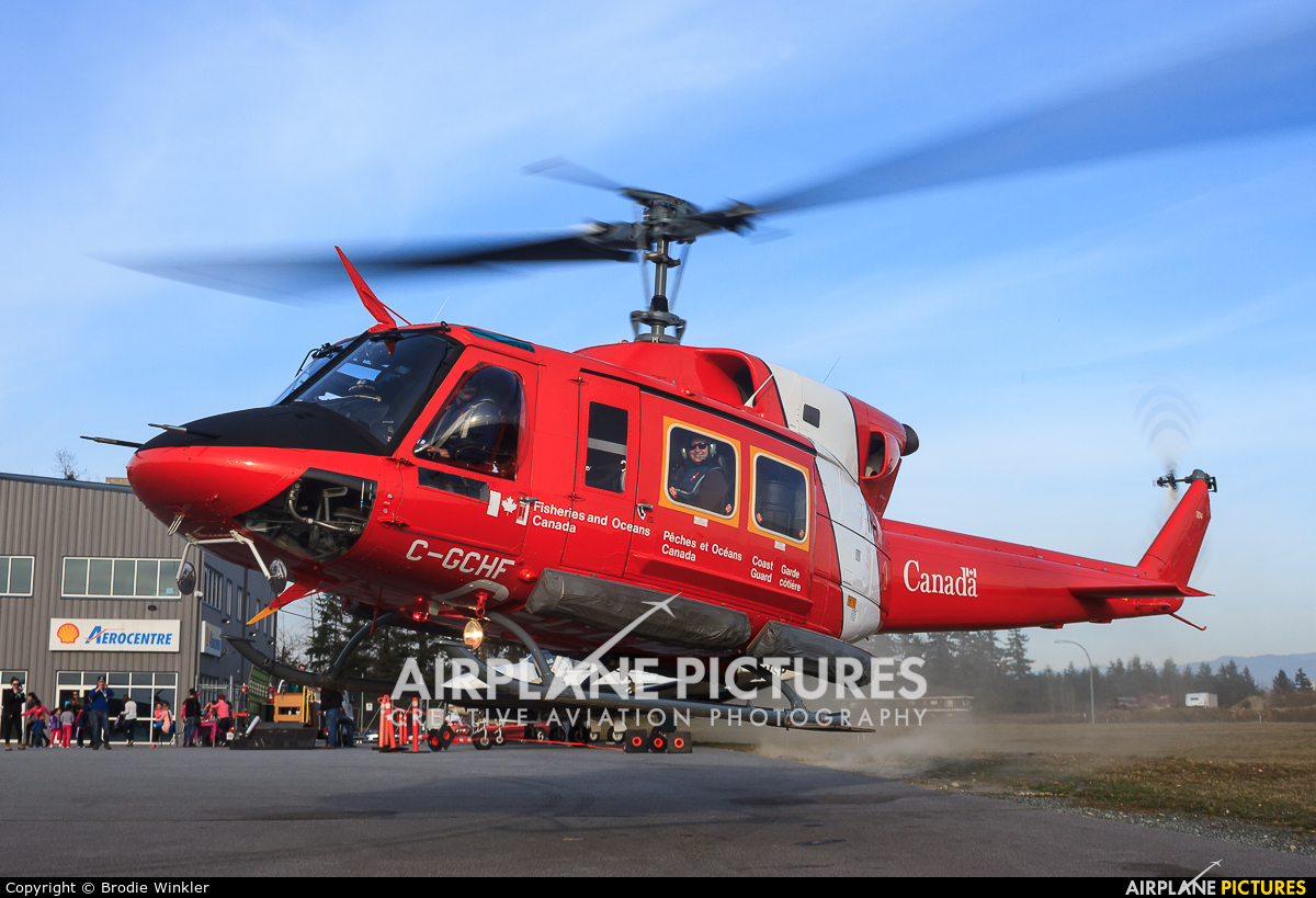 Canada - Coast Guard C-GCHF aircraft at Abbotsford, BC