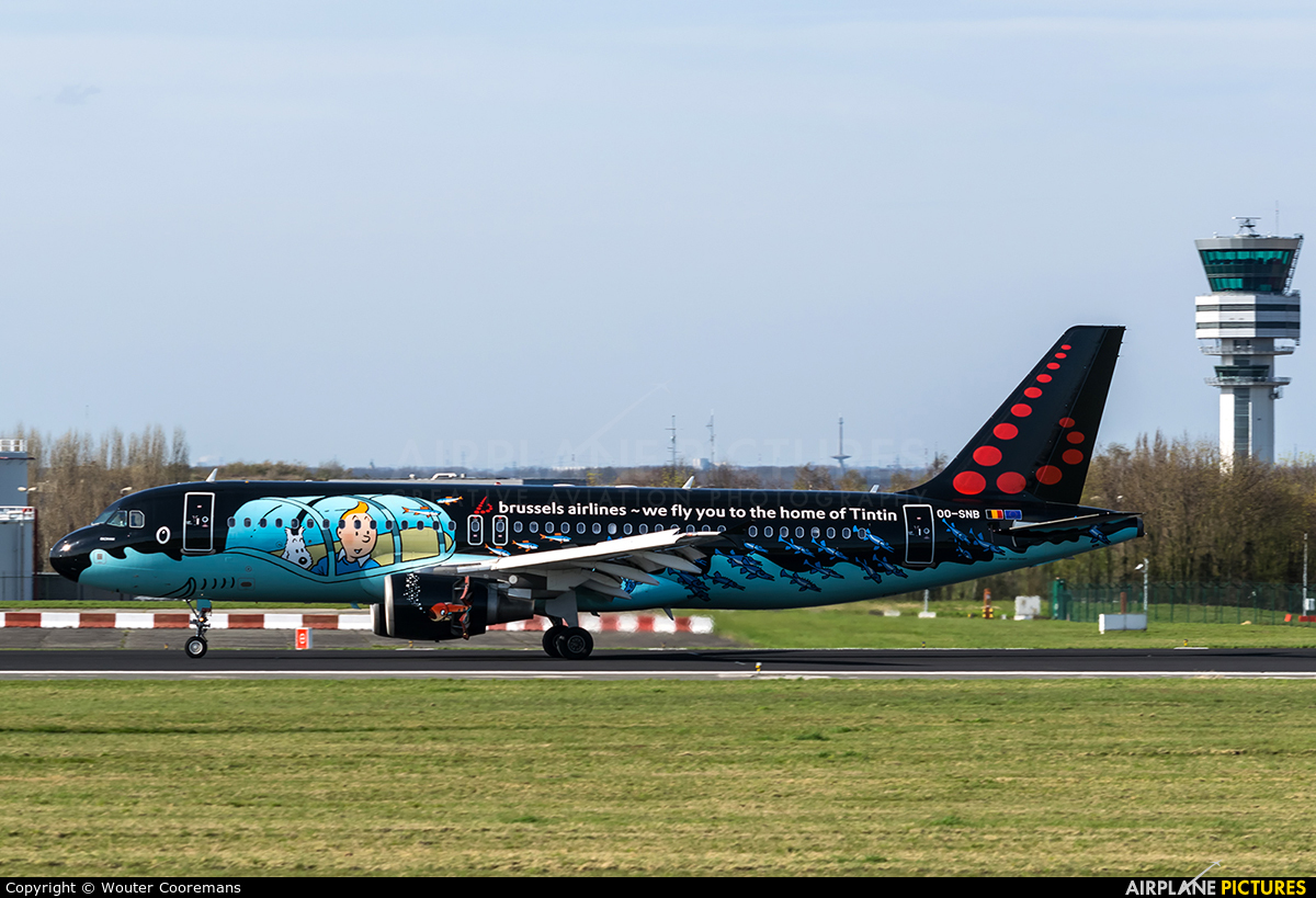 Brussels Airlines OO-SNB aircraft at Brussels - Zaventem