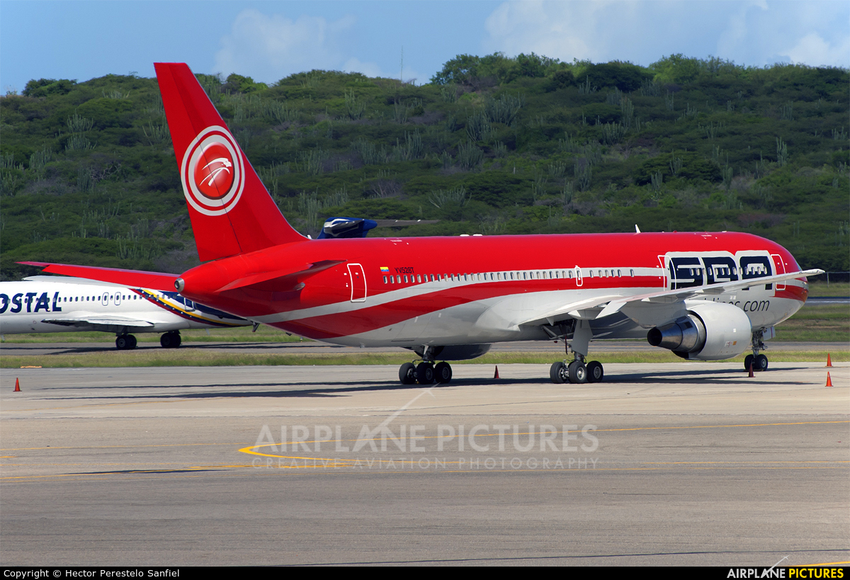 Santa Barbara Airlines YV528T aircraft at Caracas - Maiquetia-Simon Bolivar Intl