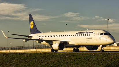 D-AEBQ - Lufthansa Regional - CityLine Embraer ERJ-190 (190-100)