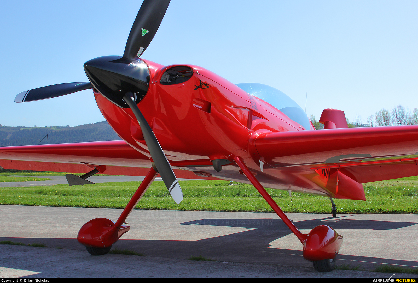 Private G-COXI aircraft at Welshpool