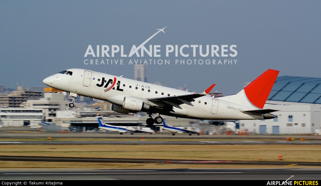 J-Air JA211J aircraft at Osaka - Itami Intl