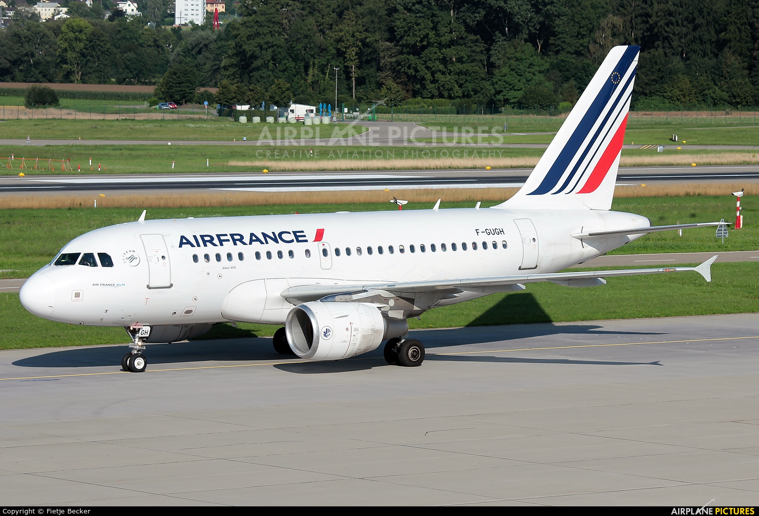 Air France F-GUGH aircraft at Zurich