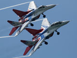 07 - Russia - Air Force "Strizhi" Mikoyan-Gurevich MiG-29UB aircraft