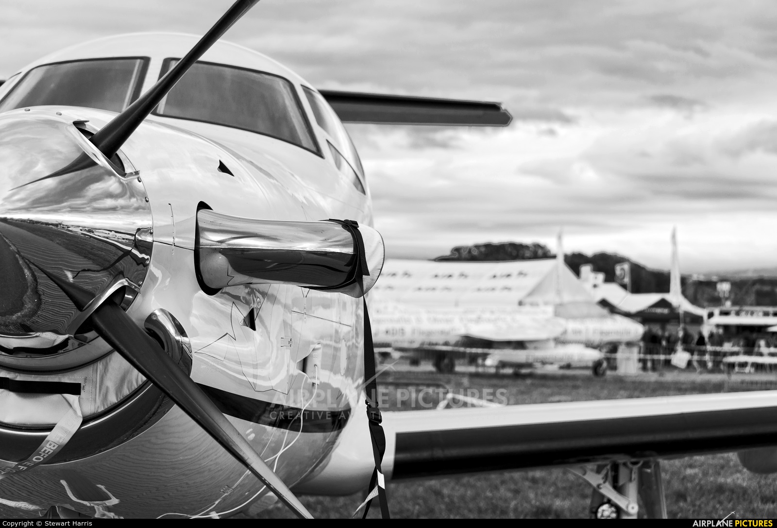 Pilatus HB-FVY aircraft at Payerne