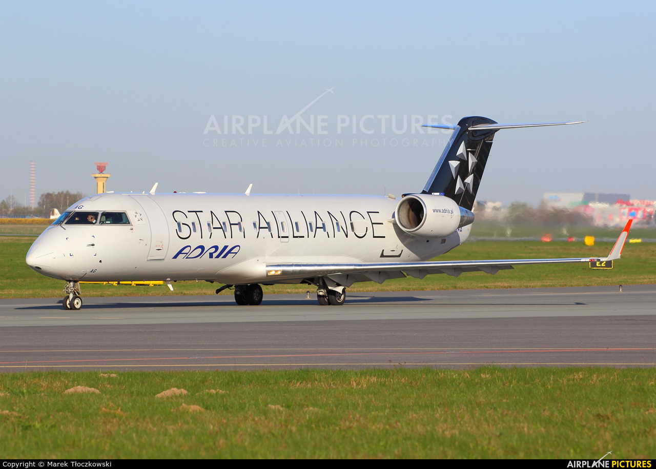 Adria Airways S5-AAG aircraft at Warsaw - Frederic Chopin