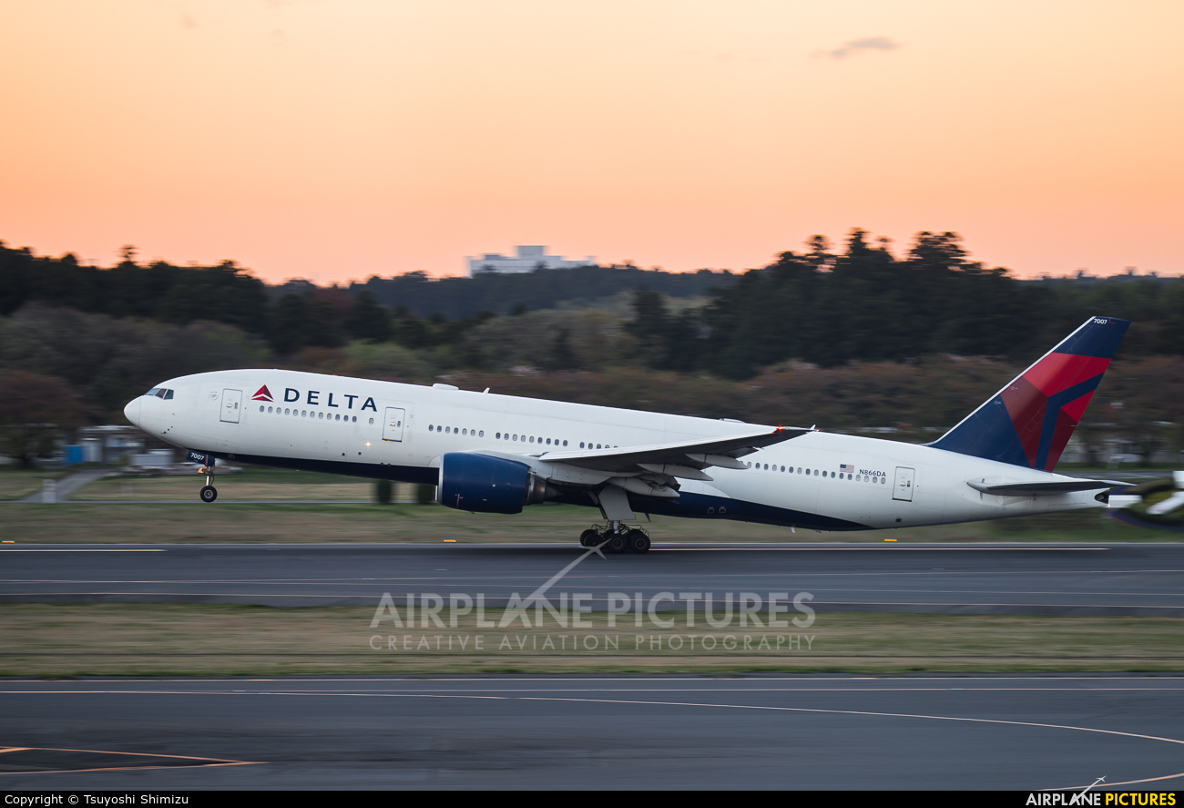 Delta Air Lines N866DA aircraft at Tokyo - Narita Intl