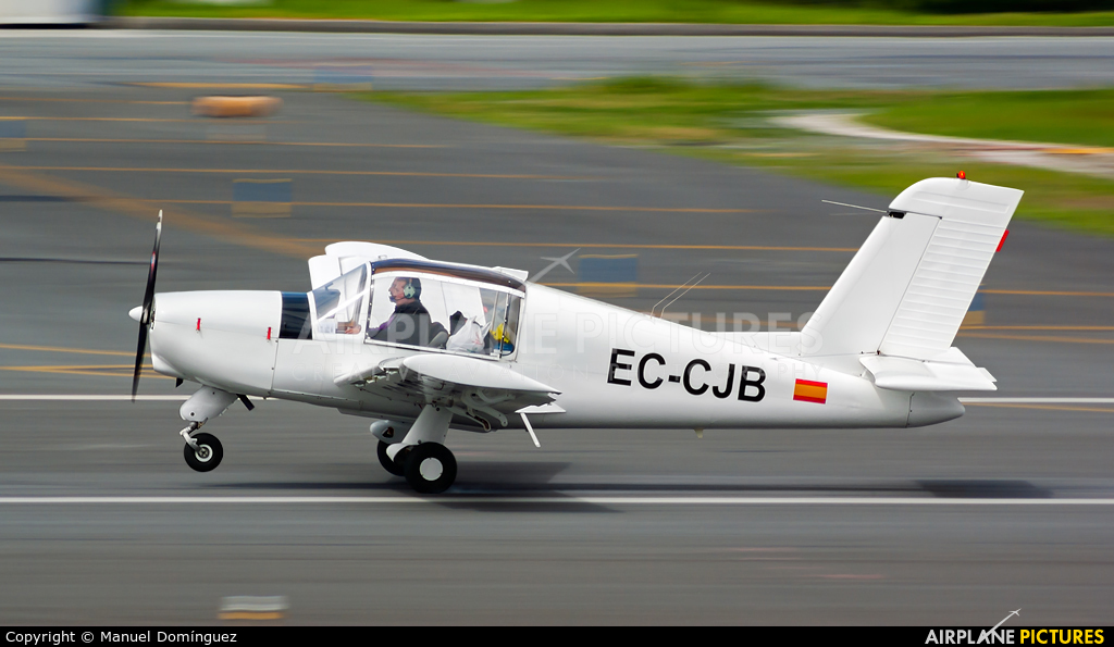 Real Aero Club de La Coruña EC-CJB aircraft at La Coruña