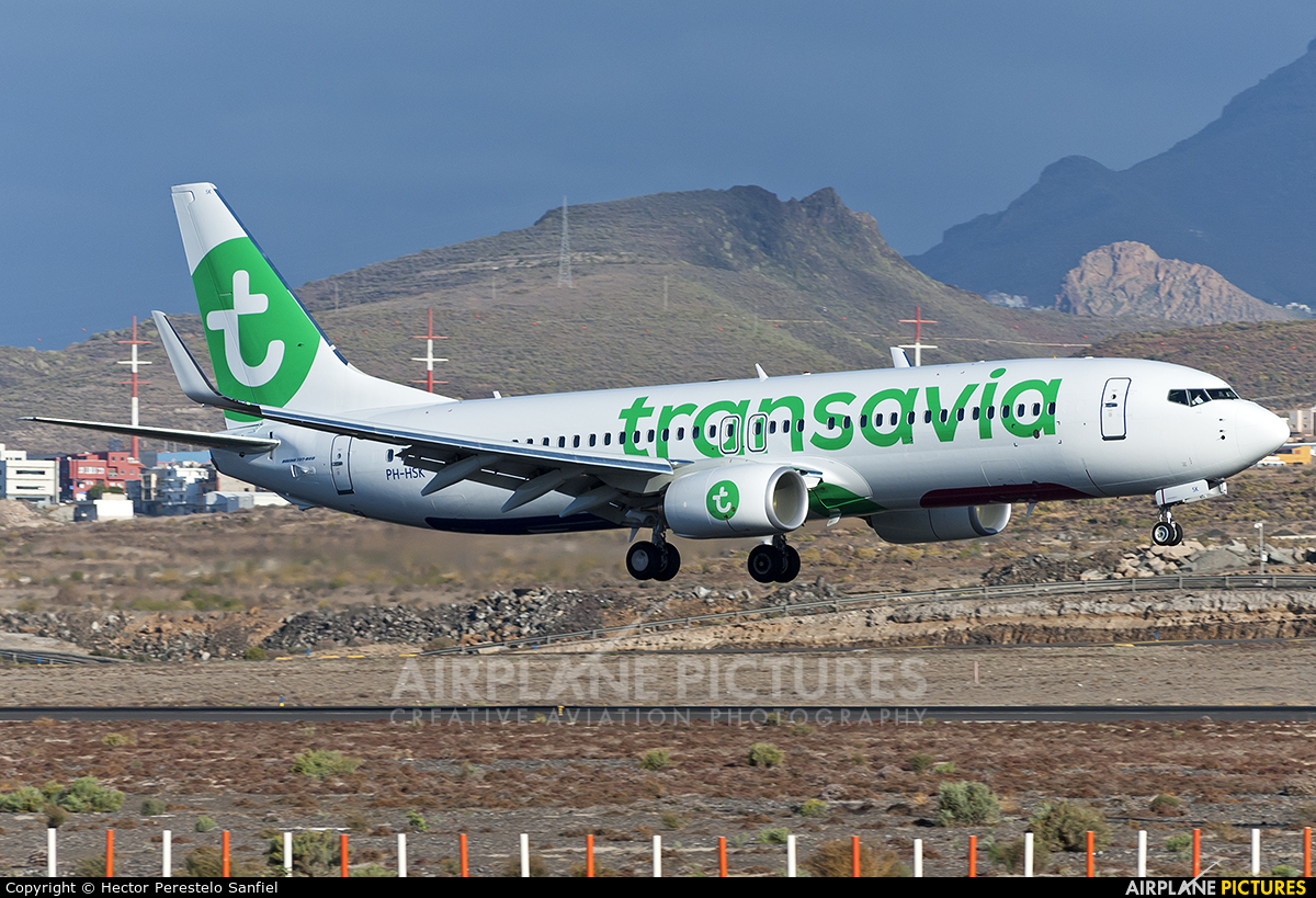 Transavia PH-HSK aircraft at Tenerife Sur - Reina Sofia