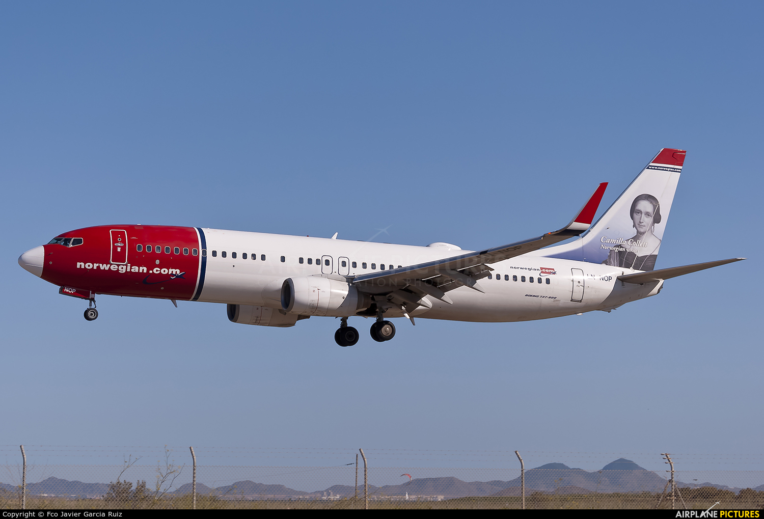 Norwegian Air Shuttle LN-NOP aircraft at Murcia - San Javier