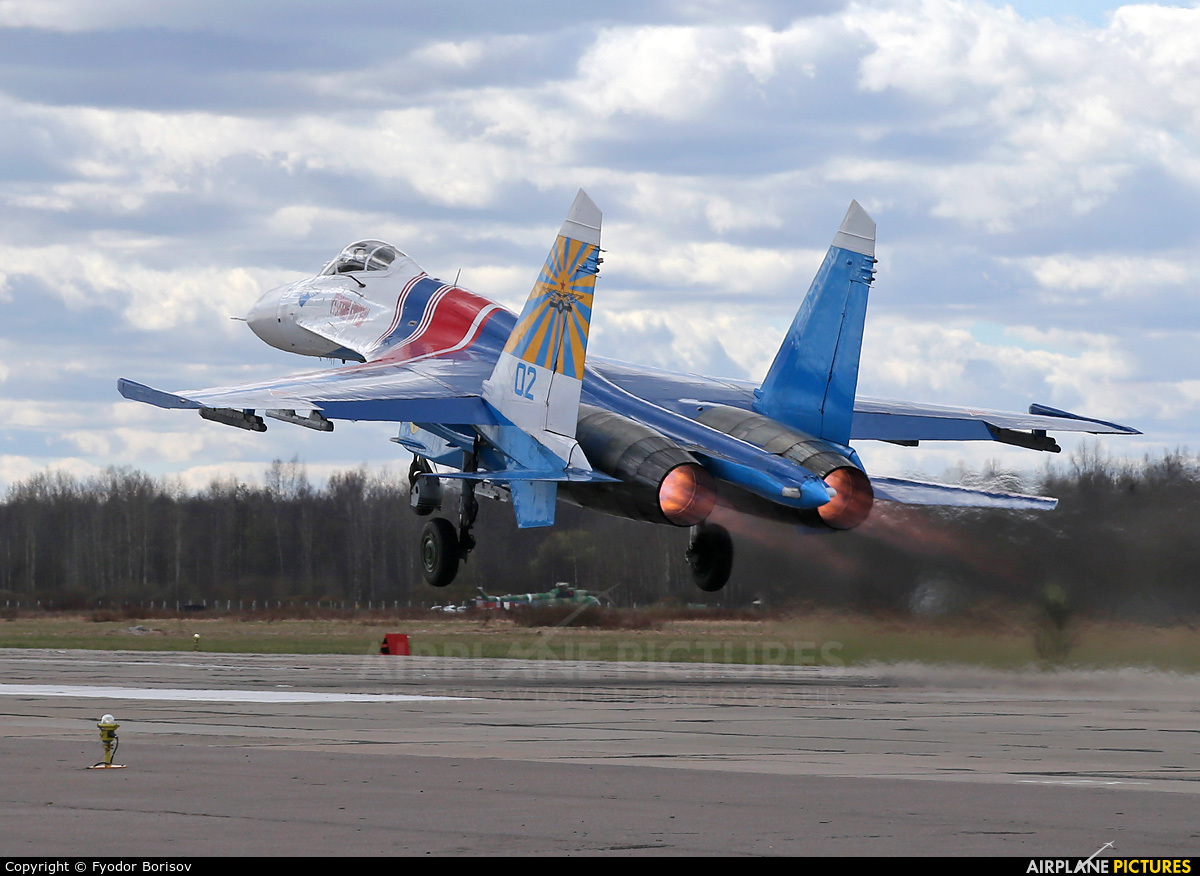 Russia - Air Force "Russian Knights" 02 aircraft at Pushkin