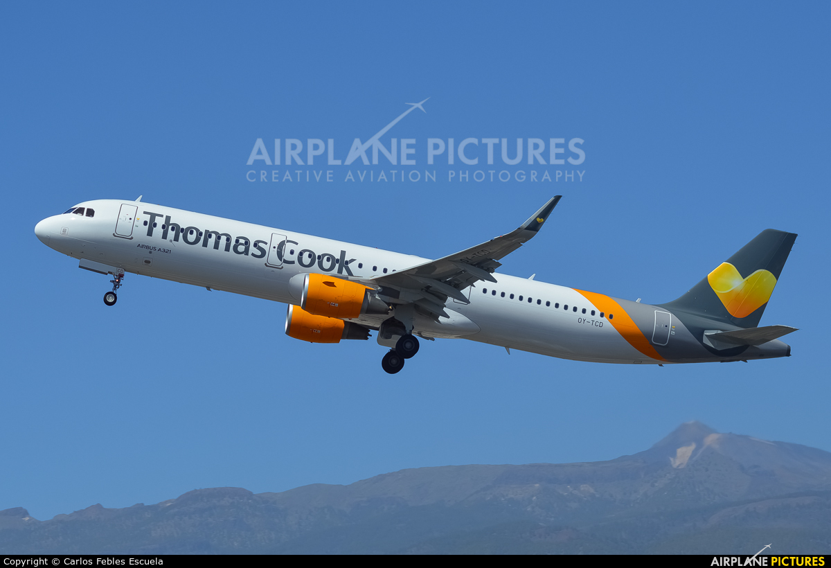 Thomas Cook Scandinavia OY-TCD aircraft at Tenerife Sur - Reina Sofia