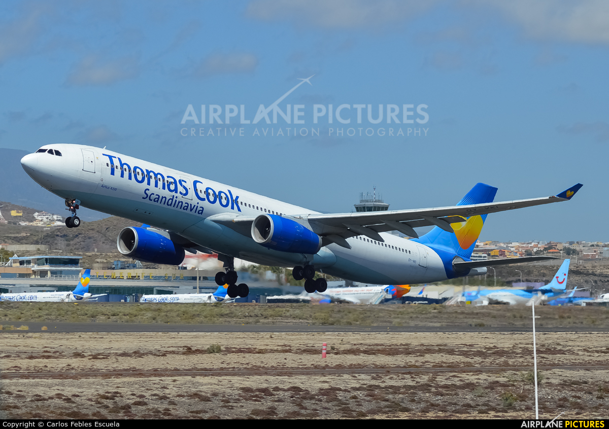 Thomas Cook Scandinavia OY-VKI aircraft at Tenerife Sur - Reina Sofia