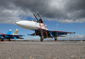 20 - Russia - Air Force "Russian Knights" Sukhoi Su-27UB aircraft