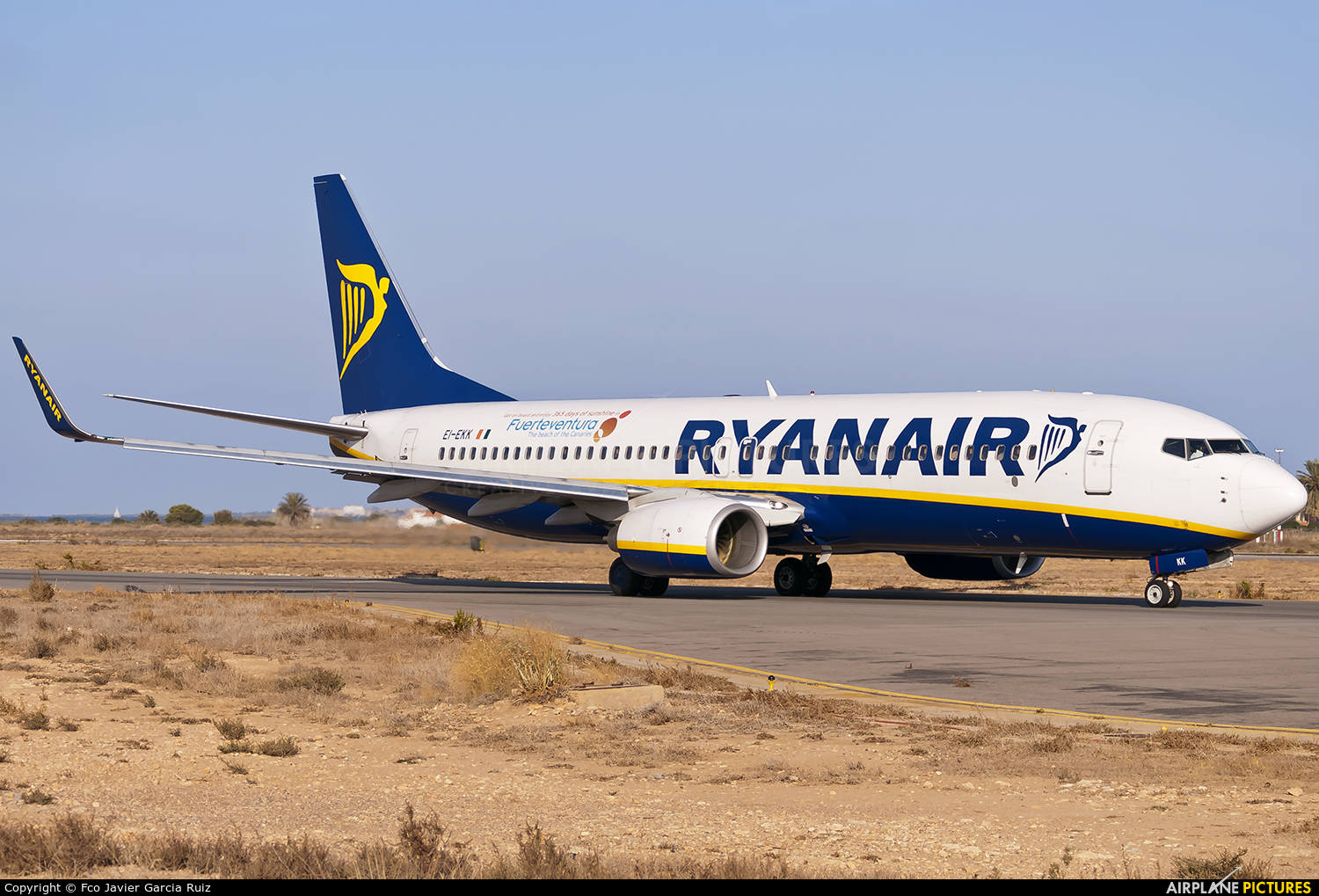 Ryanair EI-EKK aircraft at Murcia - San Javier