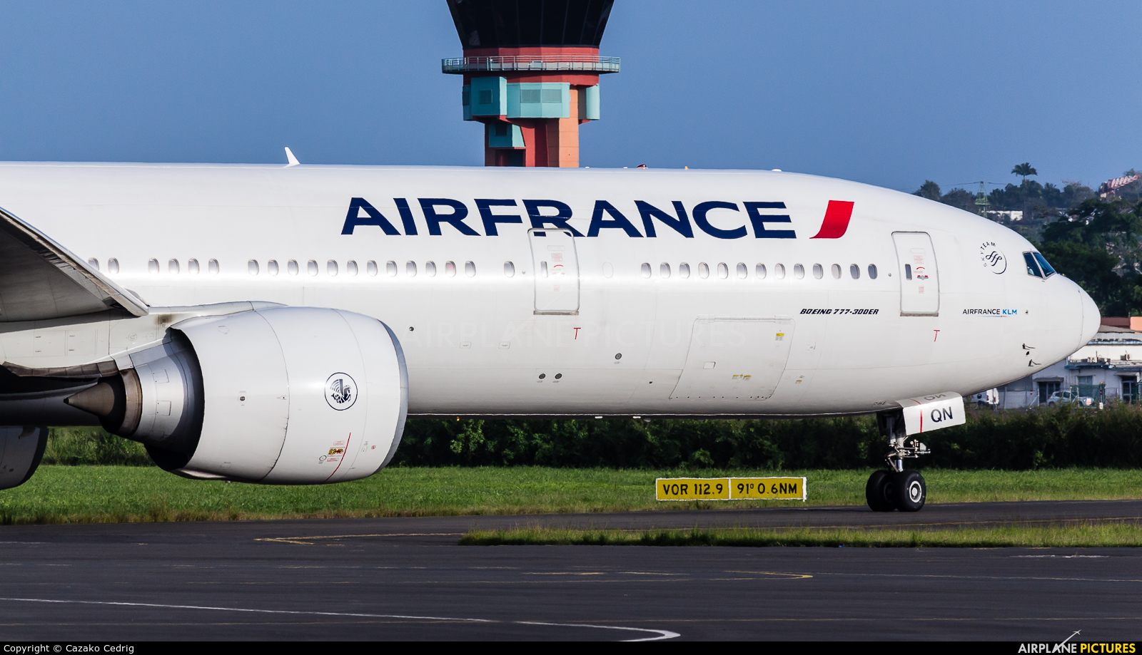 Air France F-GSQN aircraft at Guadeloupe - Pointe-à-Pitre