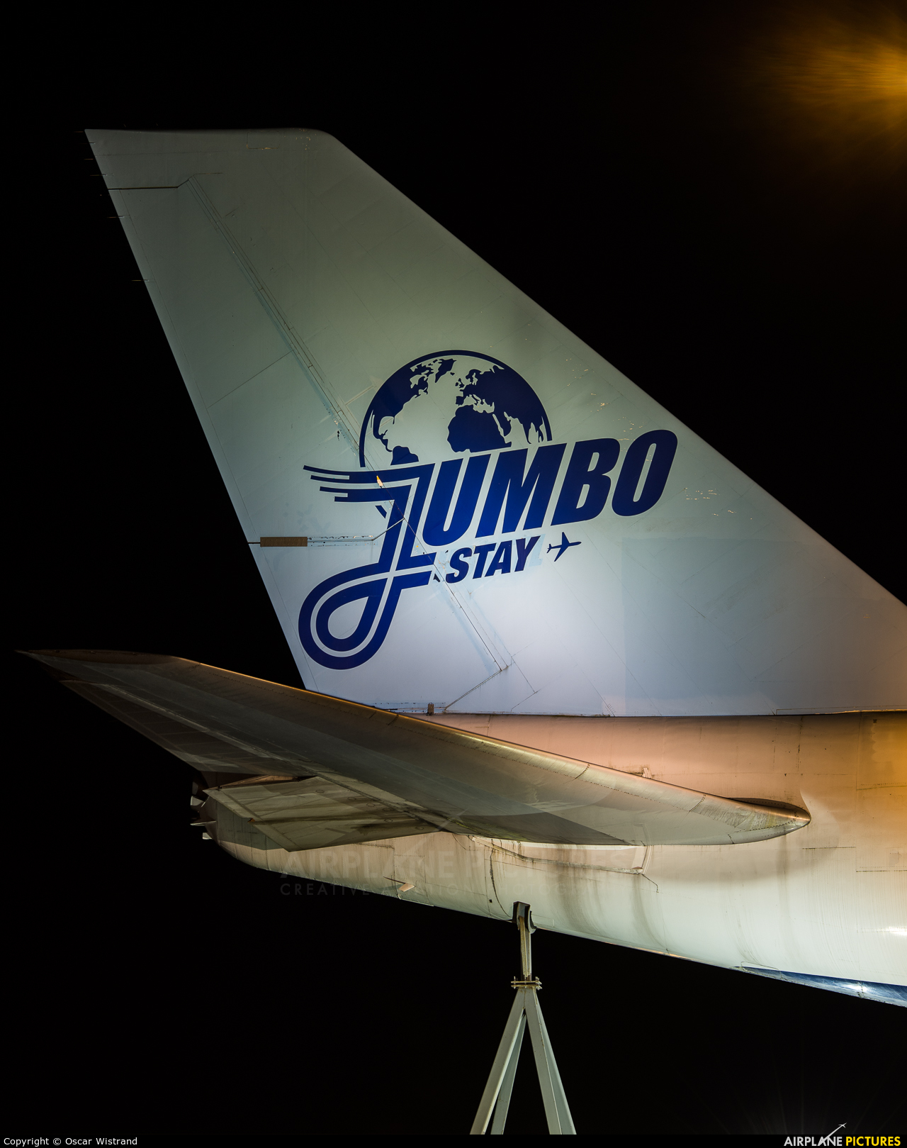 Jumbo Hostel 3D-NEE aircraft at Stockholm - Arlanda